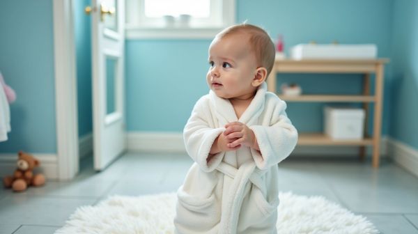 Choisir un peignoir bébé pour un confort optimal après le bain