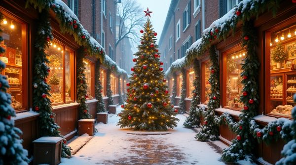 Le coin photo de Noël est devenu le vrai argument de fréquentation d'une galerie