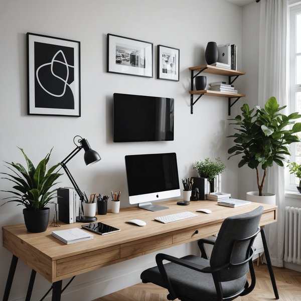 Comment créer un espace de travail ergonomique et stylé chez soi?