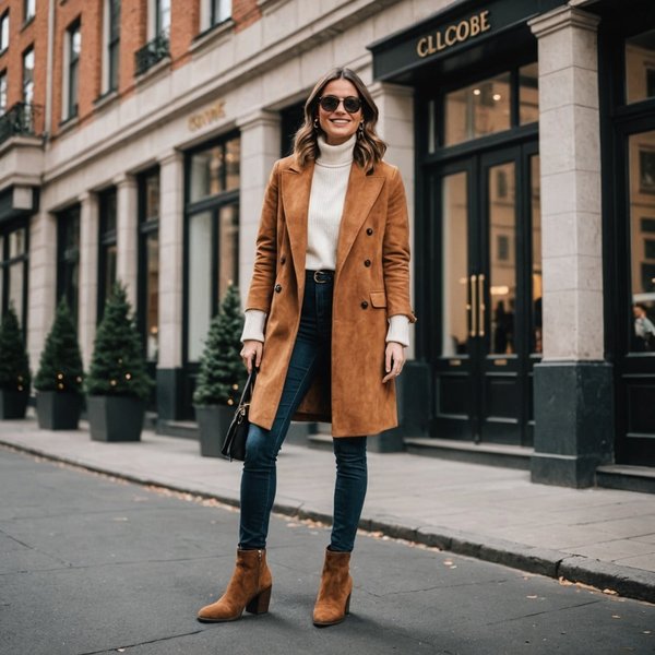 Quels conseils pour associer des bottes en daim avec des tenues d'hiver?