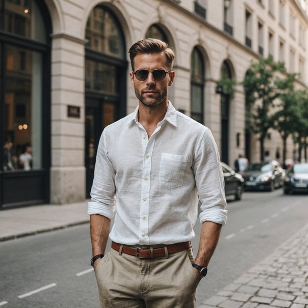 Comment styliser une chemise en lin pour un look professionnel mais confortable en été?