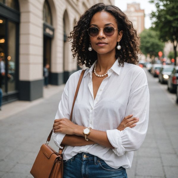 Comment intégrer des accessoires en perles d'eau douce dans une tenue décontractée?