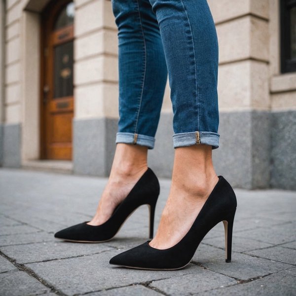 Comment intégrer des escarpins à bout pointu dans un look casual chic?