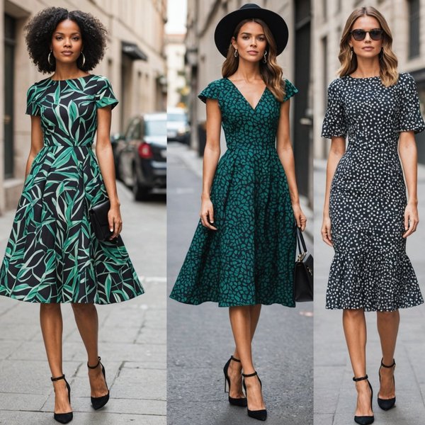 Comment porter des robes à imprimés sans alourdir la silhouette?