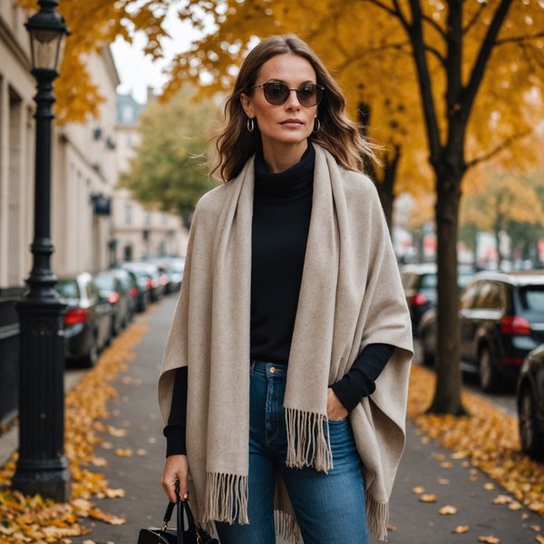 Comment choisir un châle en cachemire pour sublimer une tenue d'automne?